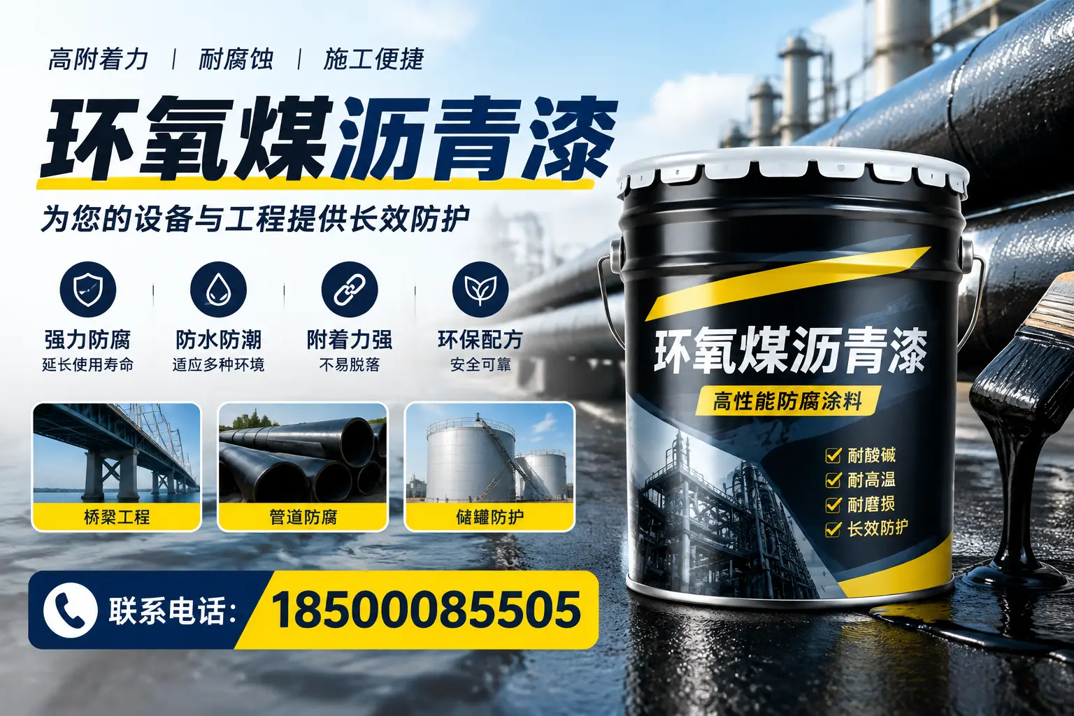 环氧煤沥青漆与其他涂料的对比分析，助力揭阳企业决策